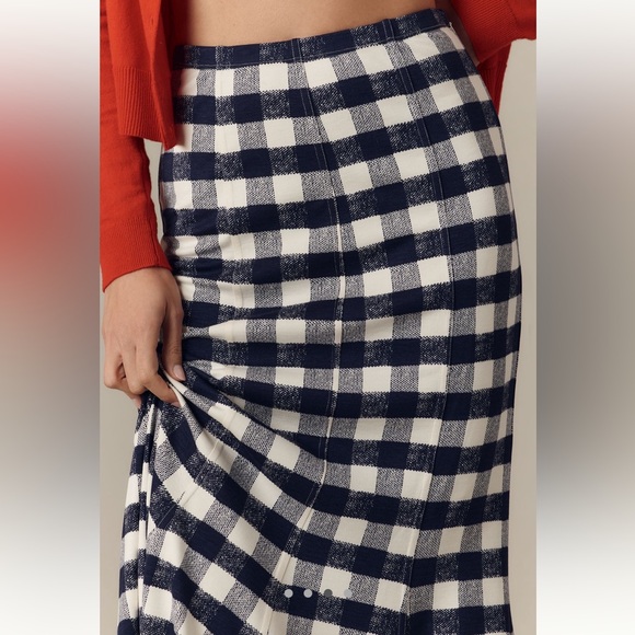 Anthropologie Maeve fit & Flare Maxi Skirt - Picture 5 of 9